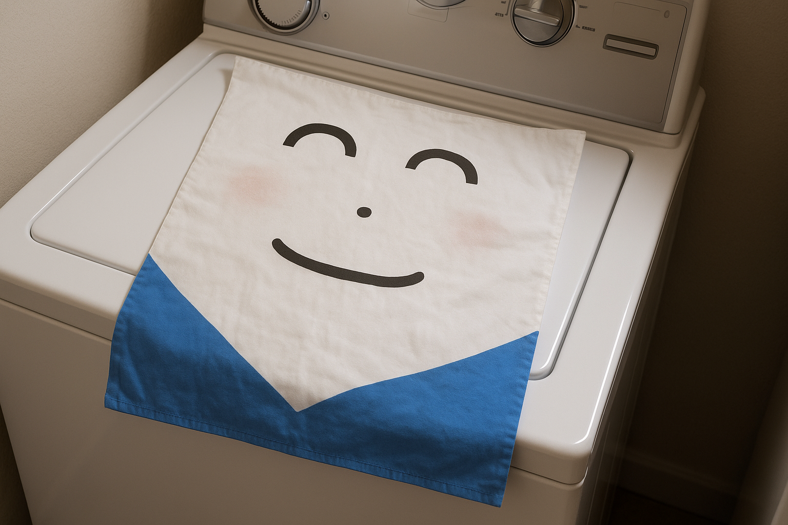 Pilly in the laundry
